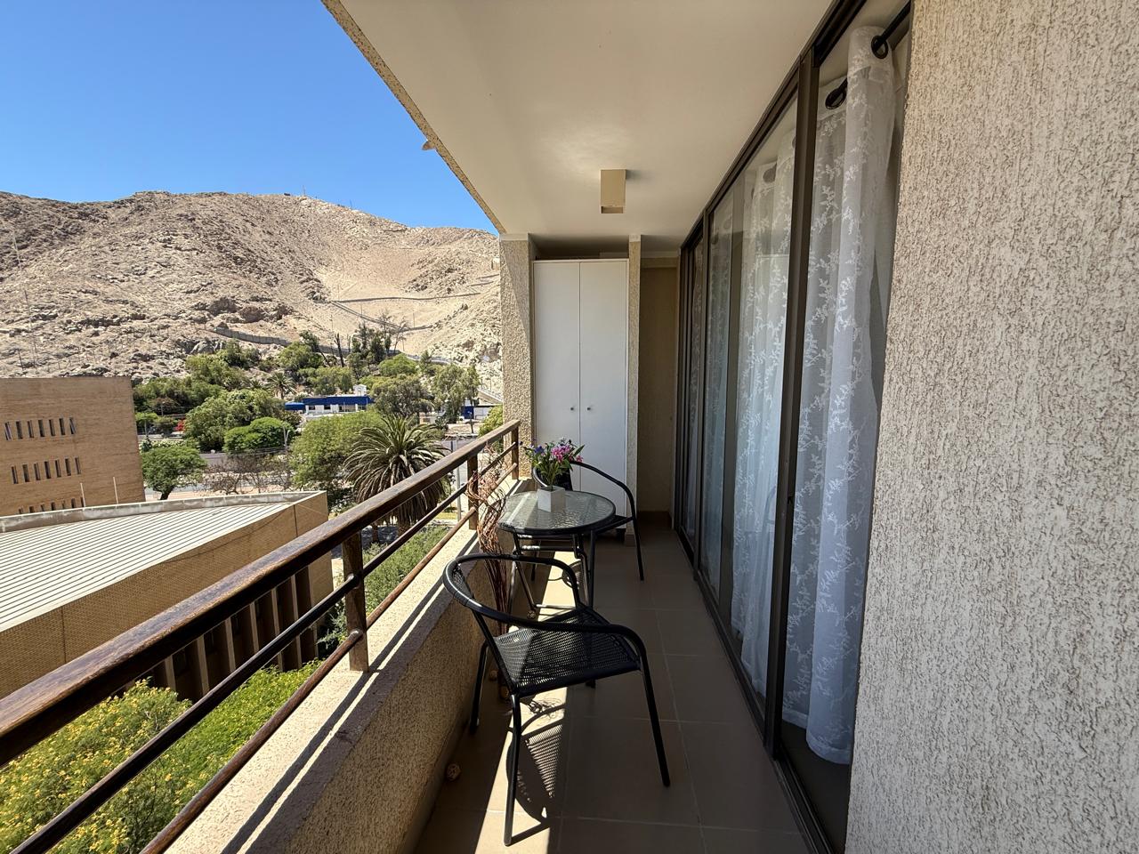 DEPTO. FULL AMOBLADO EDIFICIO PARQUE ALAMEDA